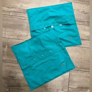 Lacoste Shams With Duck Feather Filled Pillows